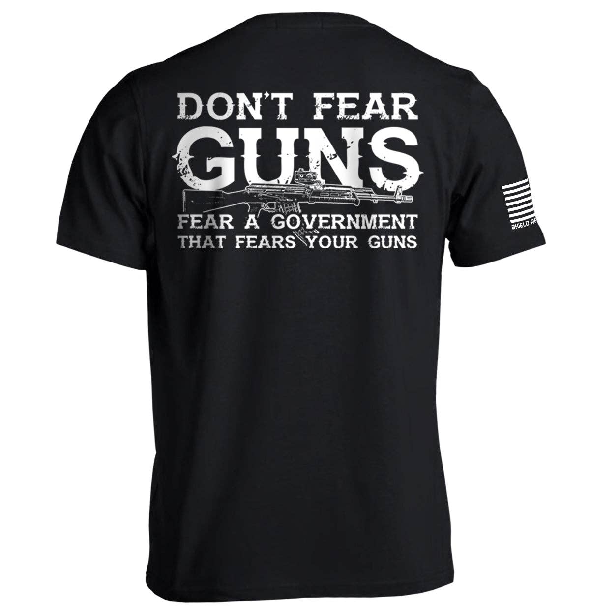 Don't Fear Guns: Black / Tee / XL