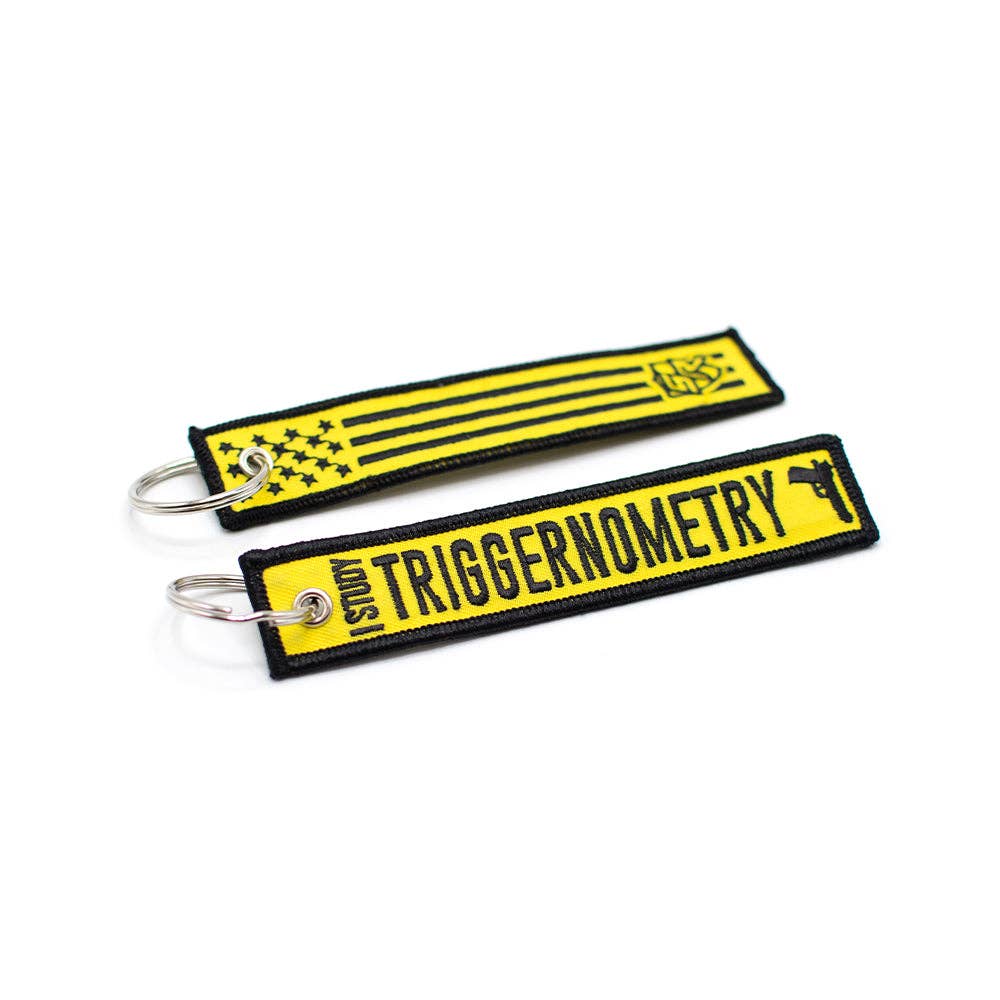 I Study Triggernometry Jet Tag Keychain